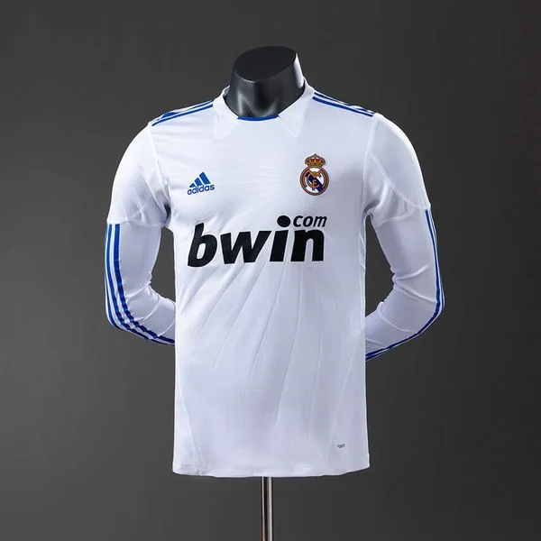 Camiseta de fútbol Real Madrid 2010/11 LOCAL MANGA LARGA VERSION JUGADOR